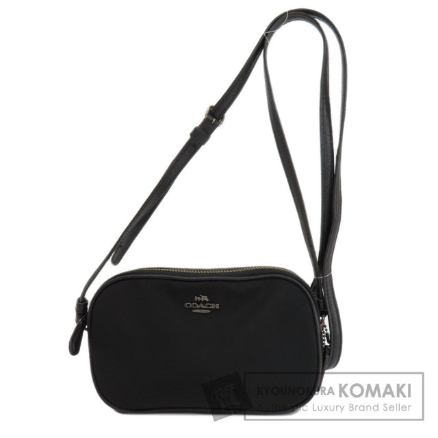 COACH コーチ F87093 ロゴ ショルダーバッグ ナイロン素材 レディース