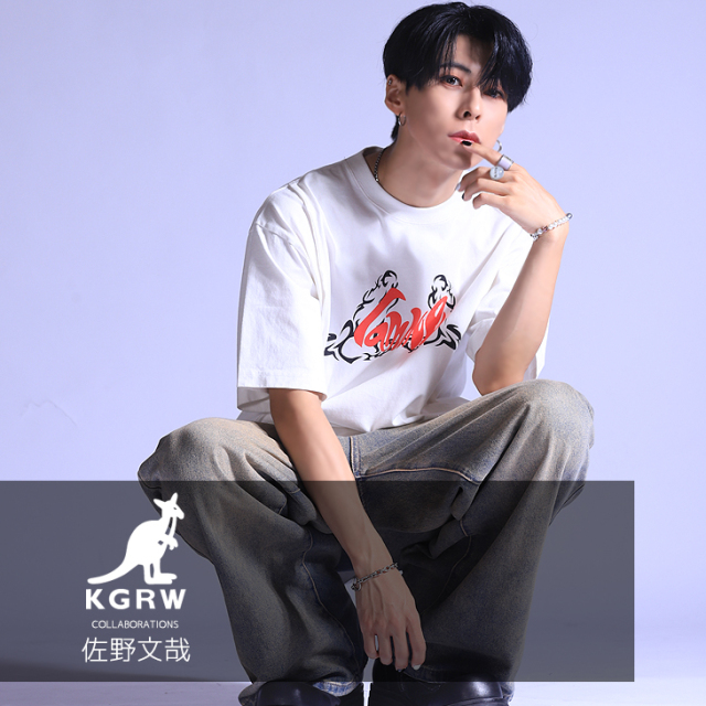 完全受注生産】佐野文哉×KANGOL REWARDコラボ企画！半袖Tシャツ