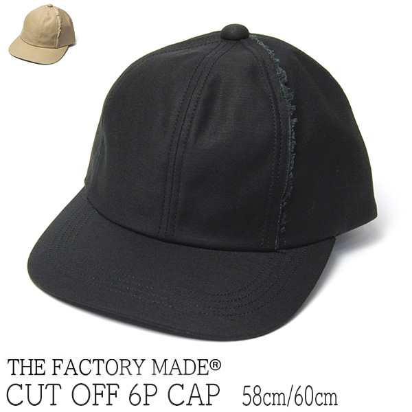 THE FACTORY MADE(ザファクトリーメイド) コットンキャップ CUT OFF 6P