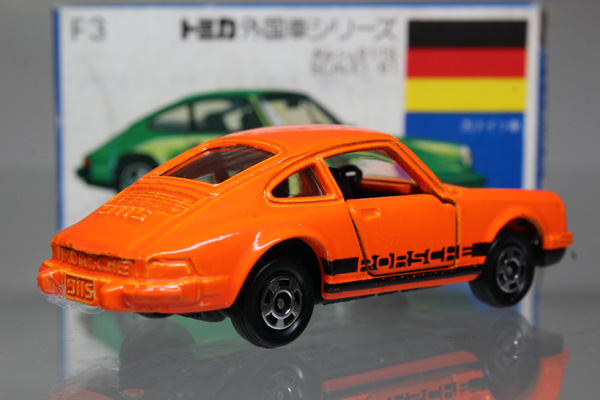 ミニカーショップ ケンボックス トミカ 青箱☆F3☆ポルシェ911S（蛍光