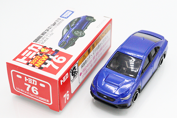 ミニカーショップ ケンボックス トミカ 赤箱☆76☆スバルWRX S4 STI