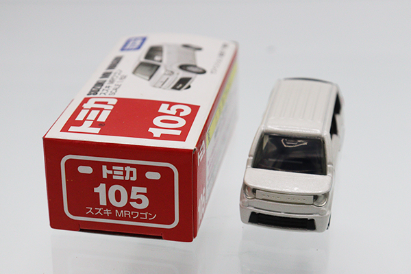 ミニカーショップ ケンボックス トミカ 赤箱☆105☆スズキMRワゴン(白