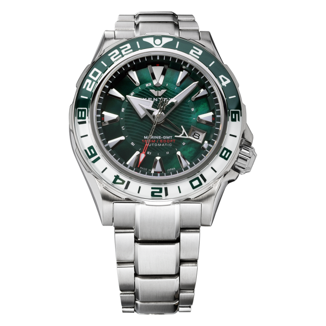 限定188本】KENTEX マリンGMT グリーンMOP／ MARINE GMT Green-MOP
