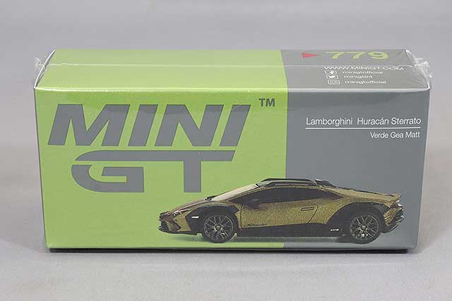 TSM ミニGT 1/64 ランボルギーニ ウラカン ステラート Verde Gea Matt