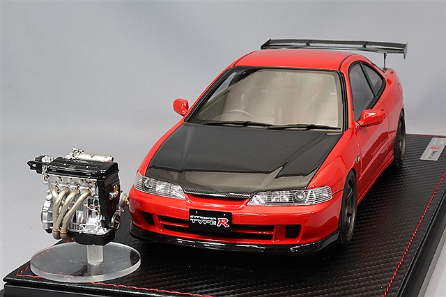 イグニッションモデル 1/18 ホンダ インテグラ (DC2) タイプR ホワイト