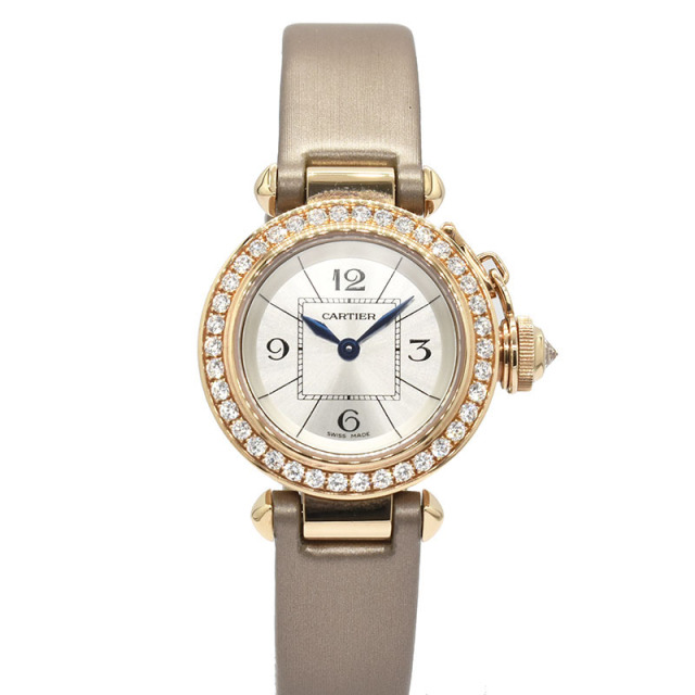 カルティエ CARTIER ミスパシャ ダイヤベゼル WJ124026 18KPG 27mm