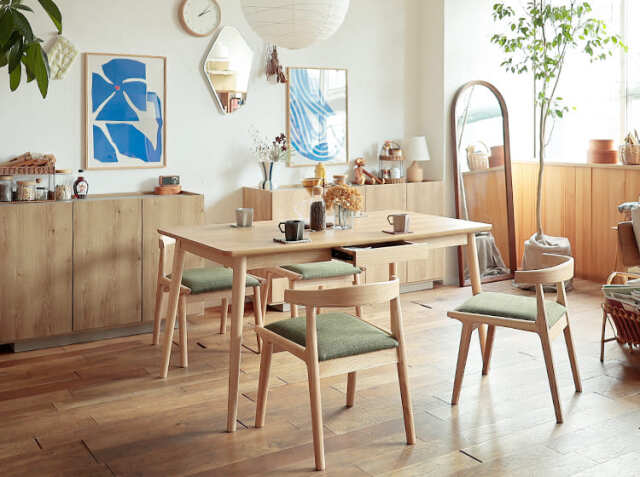 ダイニング5点セット Henry（ヘンリー）｜北欧・ヴィンテージ