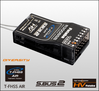 ☆FUTABA R3008SB-2.4G T-FHSS AIR 受信機ケースなし 【メール便可】