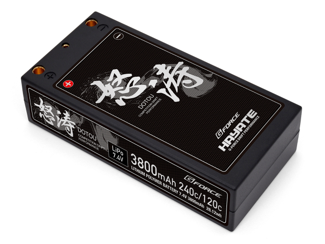 G-FORCE HAYATE 怒涛 LiPo for Drift 7.4V 3800mAh 120C/240C GFG018