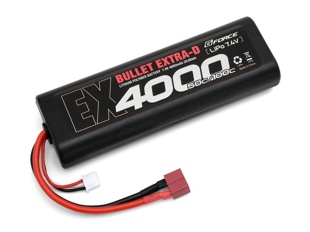 G-FORCE Dyna 7.4V 4800mAh 薄型ショートSize 65C/130C GFG006 カー用