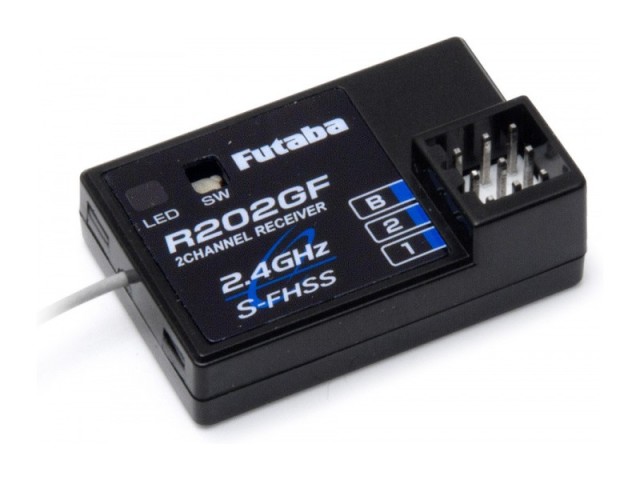 FUTABA R202GF 2ch-2.4GGz S-FHSS用地上用レシーバー（2HR標準