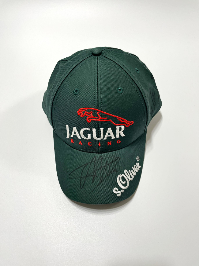 特価キャップ】P.デラロサ直筆サイン入 ジャガー時代キャップ F1