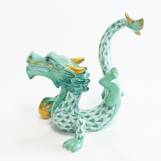 干支置物・たつ（グリーン）