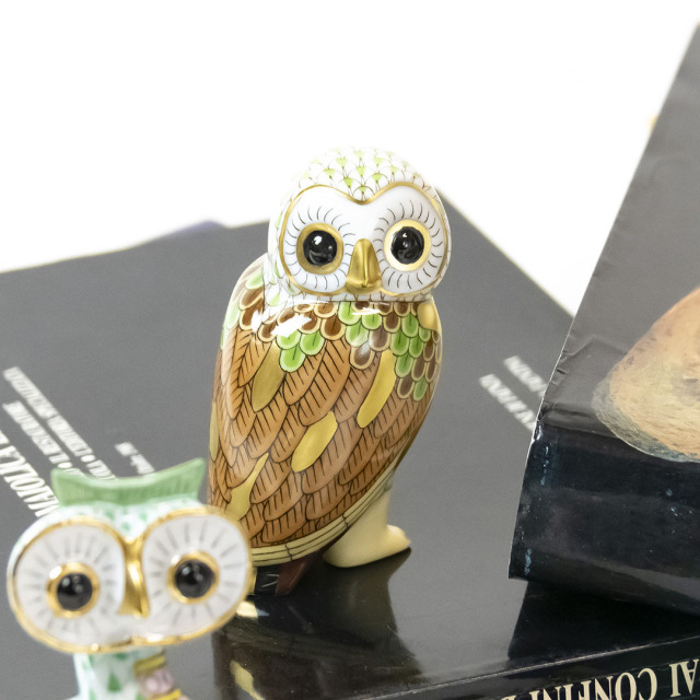 ヘレンド オウル 世界のフクロウ 箱 シェイクスピア 限定3000体