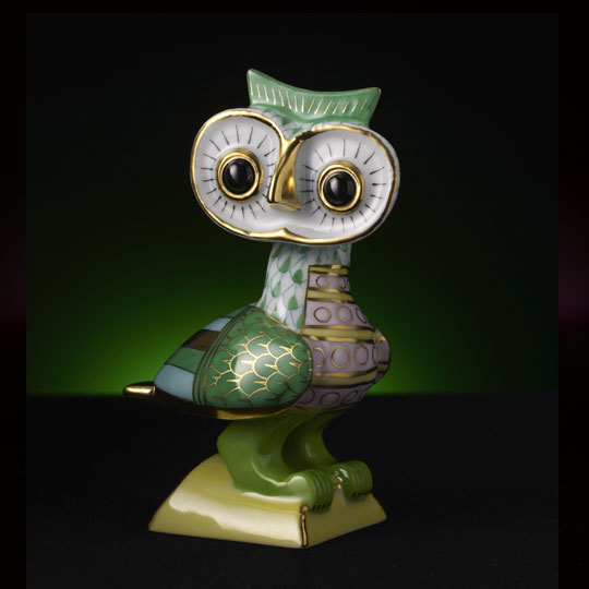 ヘレンド オウル 世界のフクロウ 箱 シェイクスピア 限定3000体