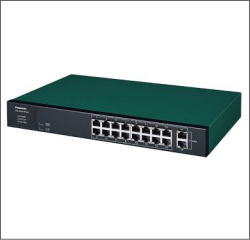 GA-AS16TPoE+(PN25168)/パナソニック製PoE給電対応スイッチングハブ
