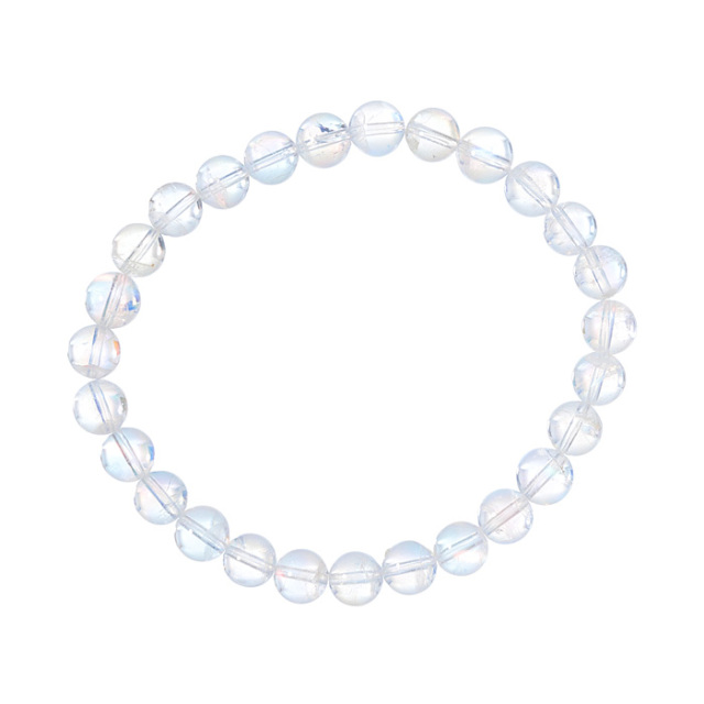 ブレスレット レインボームーンストーン SA （マダガスカル産） 7mm 27