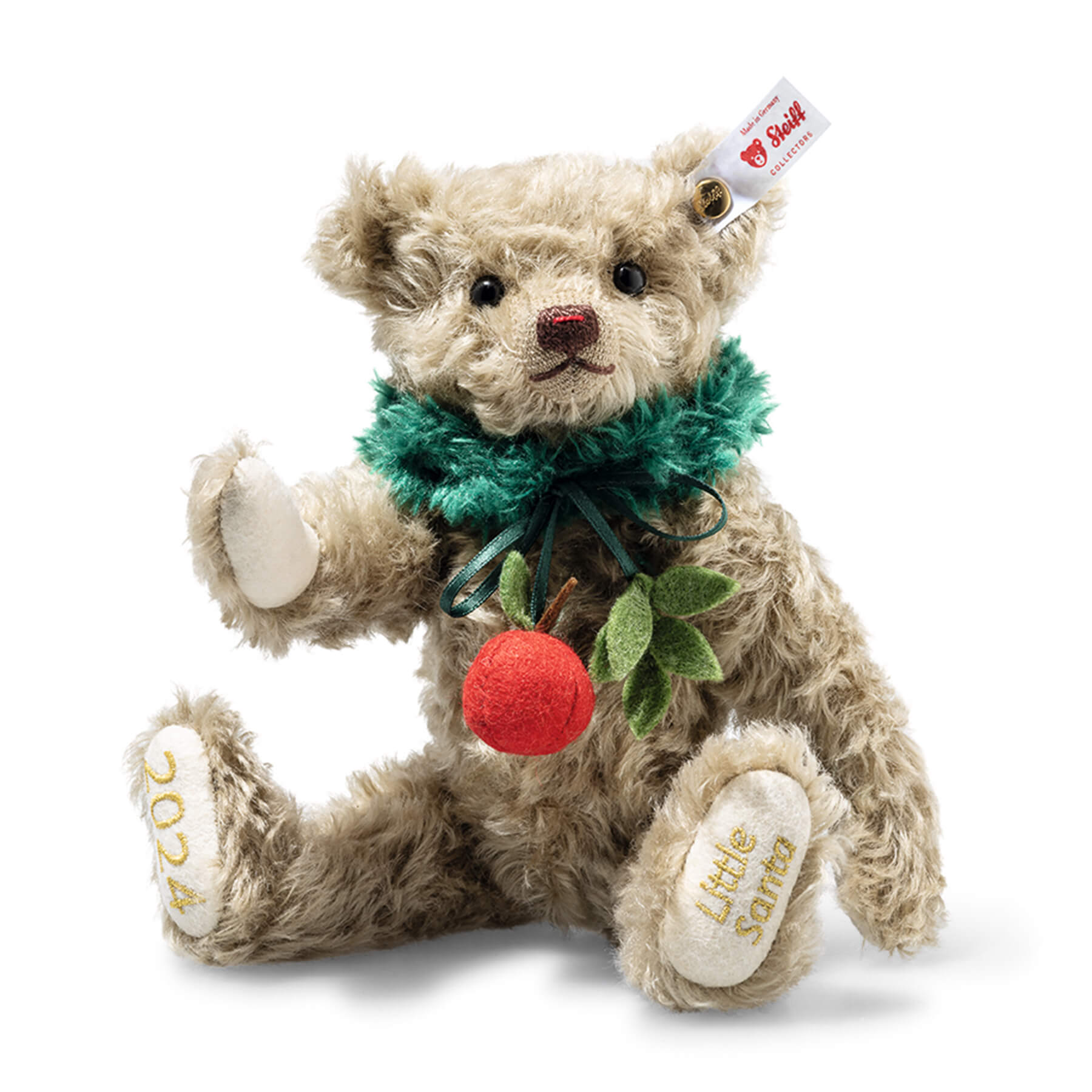 リトルサンタ2024“アップル” | ドイツ最高級テディベアのシュタイフ