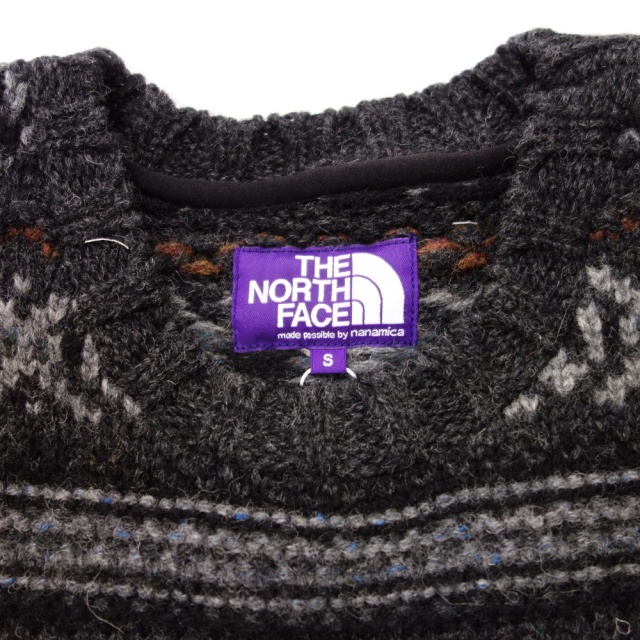 NT6254N THE NORTH FACE PURPLE LABEL Field Crew Neck Sweater ザ