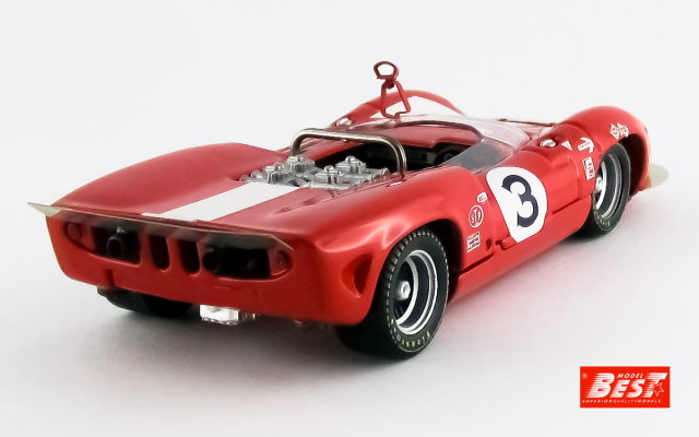 BEST MODEL 1/43 ローラ T70 MK.2 1966 カンナム St. Jovite/J