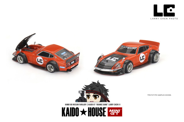 MINI GT 1/64 Nissan フェアレディ Z Kaido GT 'ORANGE BANG' Larry