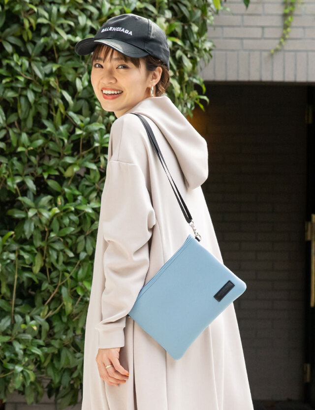 ネオプレーン素材トートバッグ 2点セット サコッシュ セット【SWEET