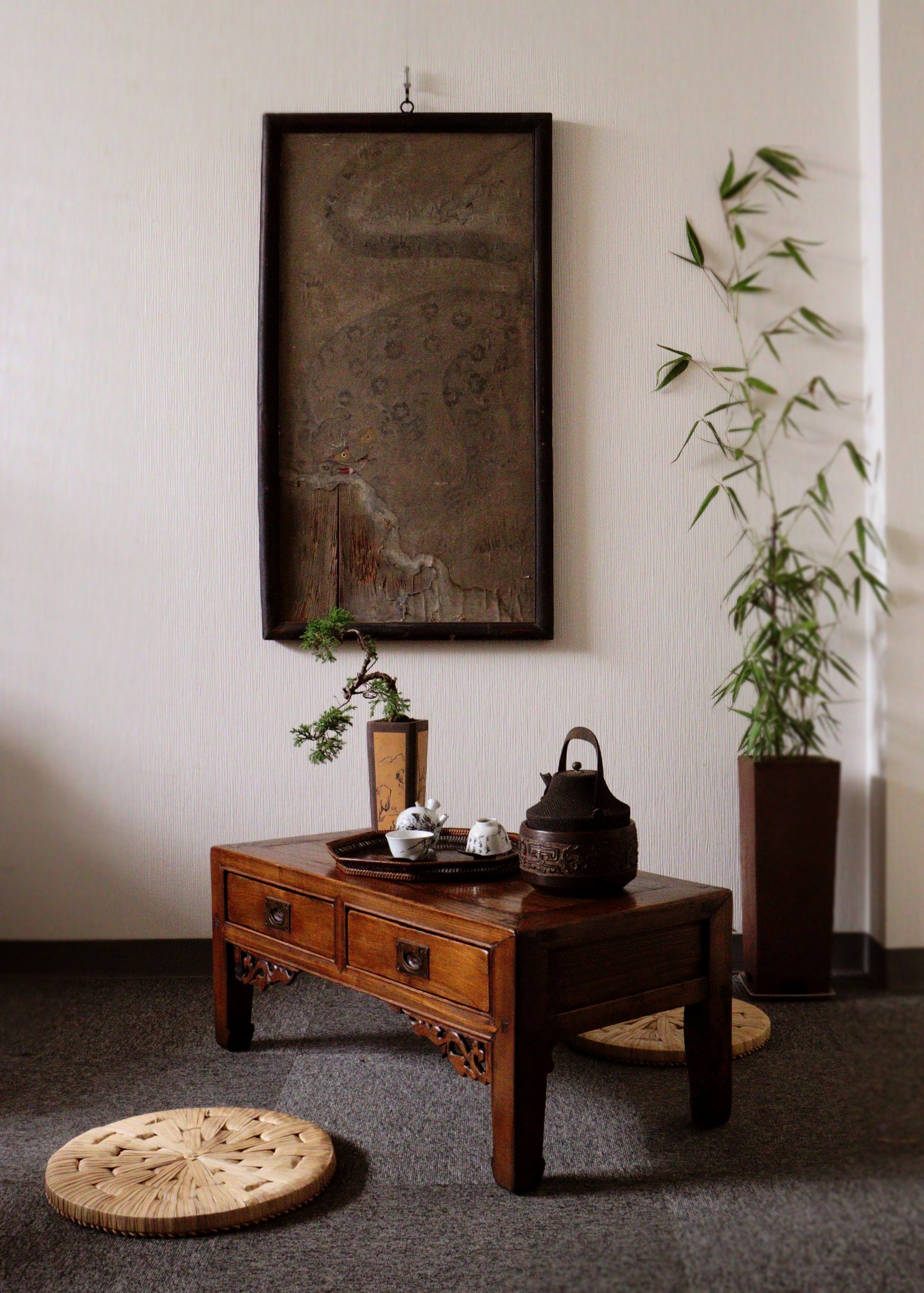 李朝 文机 韓国アンティーク家具 机 テーブル 李朝家具 古道具 Antique