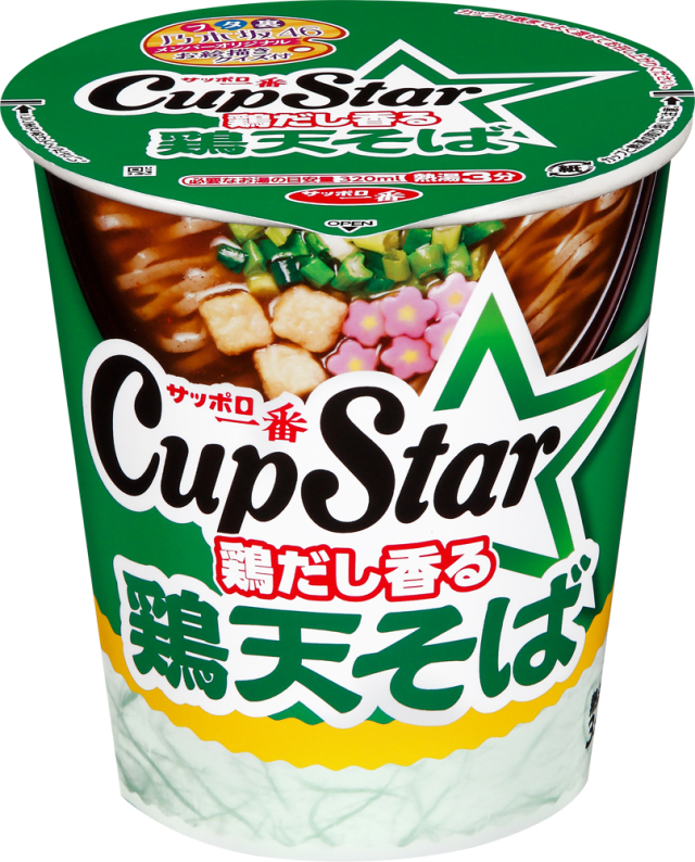 サッポロ一番 カップスター 鶏天そば 12食入り(通常版) サンヨー食品