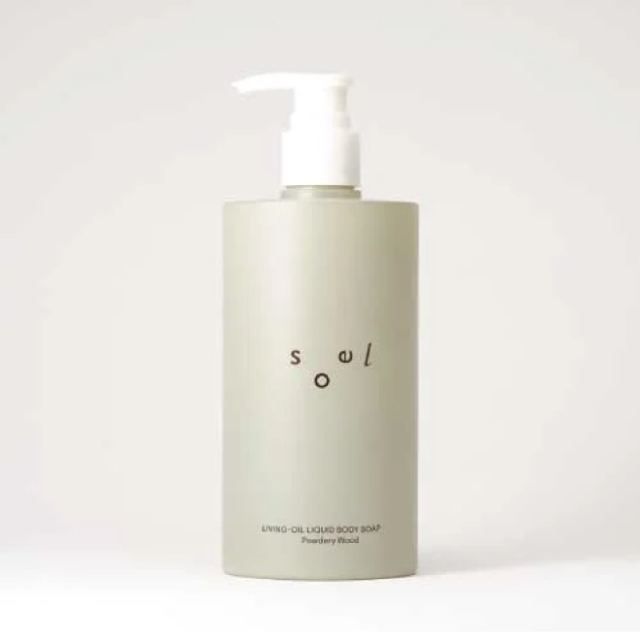 soel（ソエル）LIVING-OIL リキッドボディソープ PowderyWood 400mL