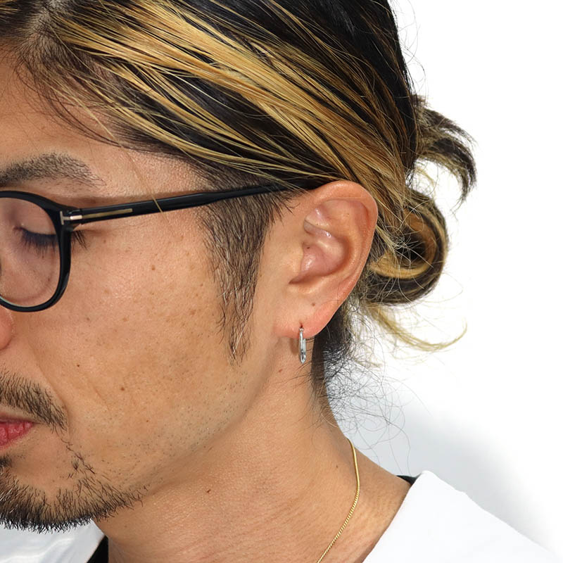 SYMPATHY OF SOUL（シンパシーオブソウル） Moon Hoop Pierce - M