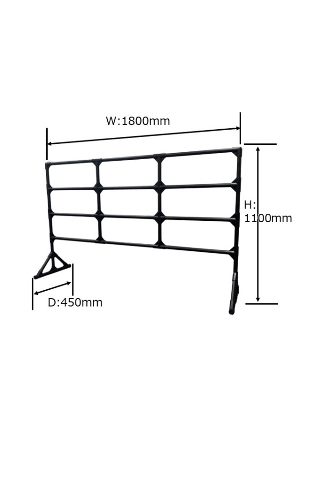 イベントフェンス 部材セット＜1800x450x1100＞｜スペーシア公式通販