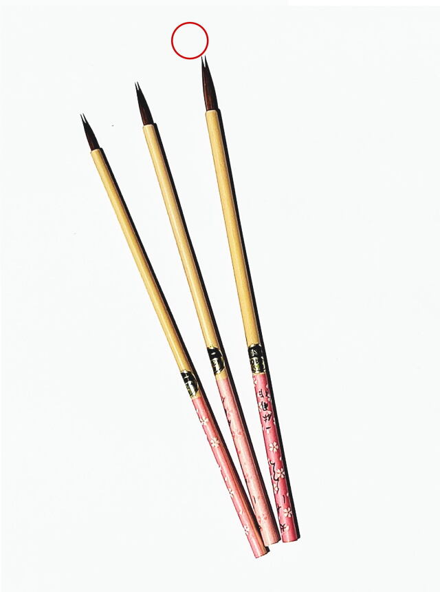 書道用品】【熊野筆】かな用小筆 大さくらコリンスキー【半紙の通販