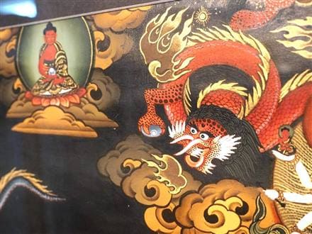 ◇現地より直送！職人による肉筆◇貴重な本物・曼荼羅（マンダラ