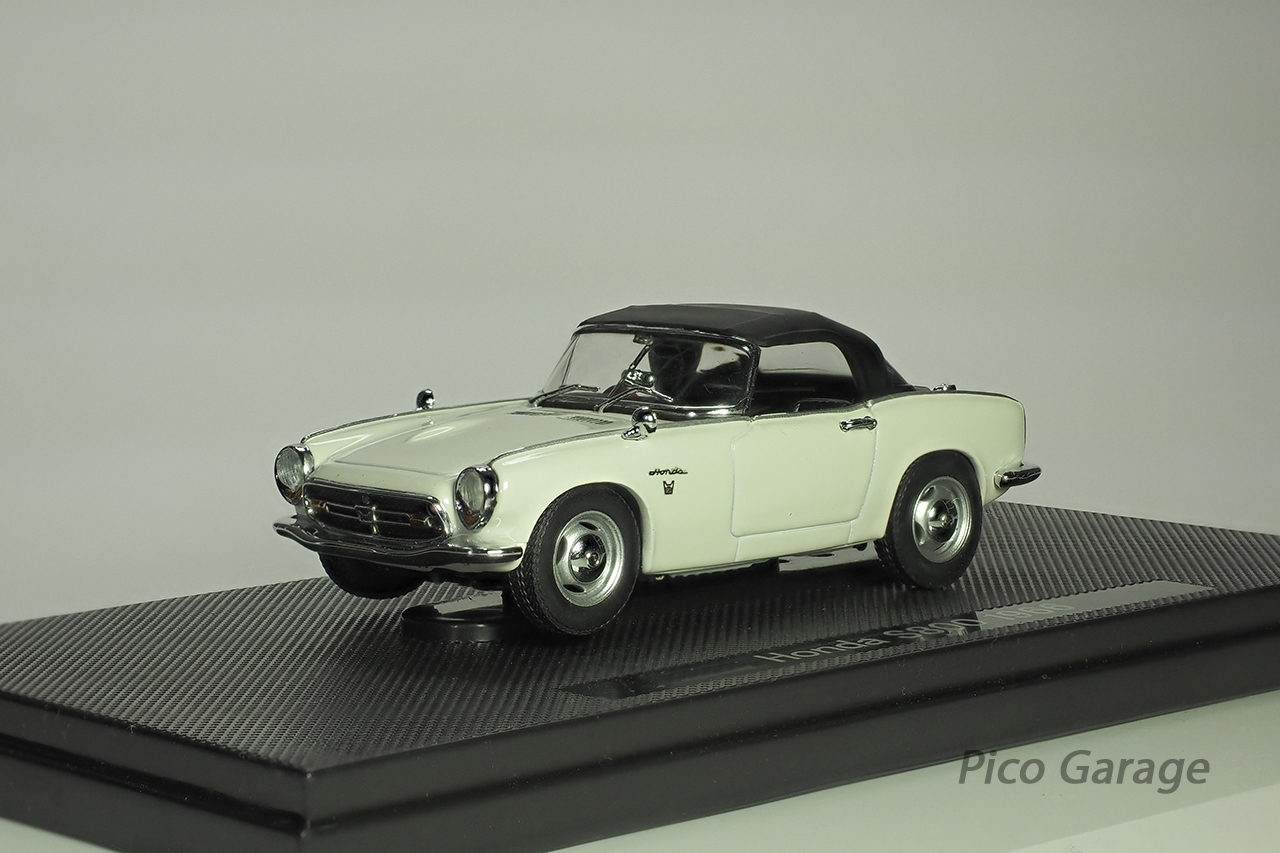EBBRO】1/43 ホンダ S800（ホワイト） 1966