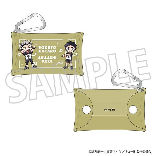 ハイキュー!! カラビナ付きクリアポーチ／日向翔陽・影山飛雄