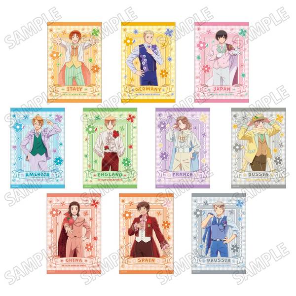 ヘタリア World☆Stars描き下ろしミニフォトカードコレクション