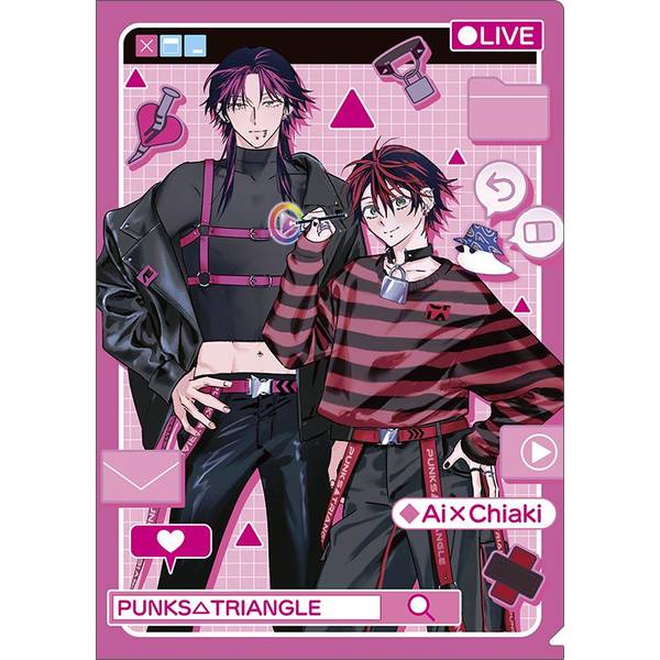 PUNKS△TRIANGLE クリアファイル | 4550621341533 | ポストホビーWEBSHOP