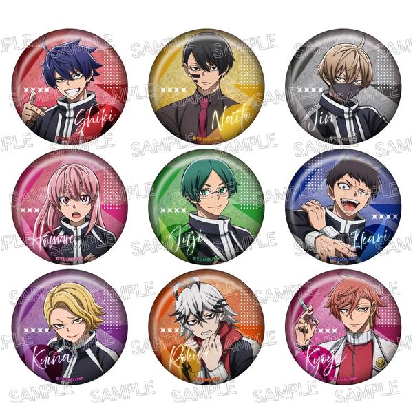 桃源暗鬼 グリッター缶バッジ Vol.1 9個入BOX | 4571653540992