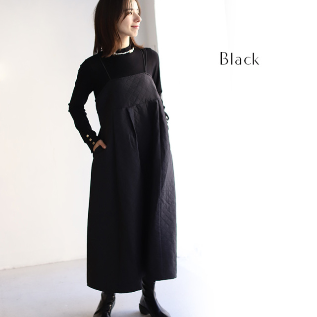 キルティングキャミドッキングワンピース(31986J)