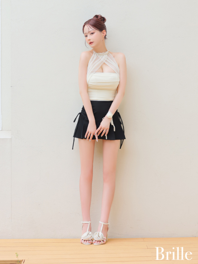 XS～Lサイズあり】fleur de brille setup dress (brille3788)