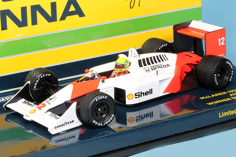 ミニチャンプス 1/43 マクラーレン ホンダ MP4/4 イギリスGP 1988