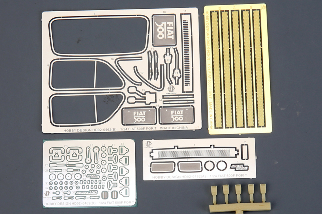 ホビーデザイン 1/24 フィアット 500 ディティールアップパーツ タミヤ