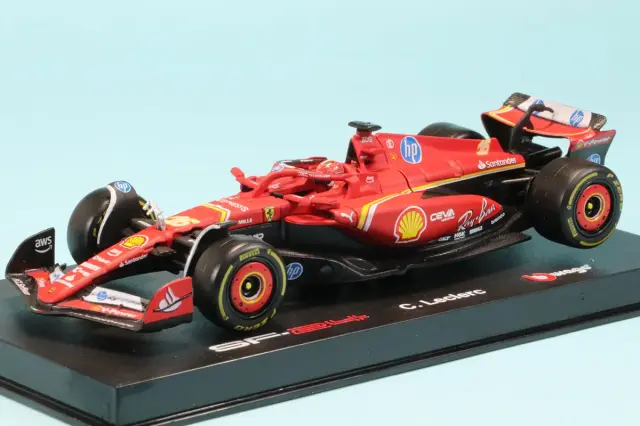 ブラーゴ 1/43 フェラーリ SF-24 2024 イタリアGP No.16 C.ルクレール