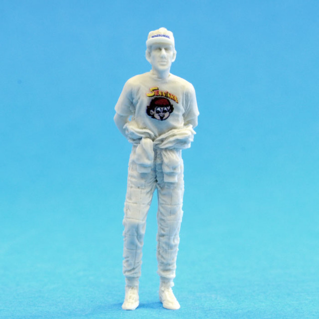 DIVE NINE 1/43 ドライバー フィギュア アイルトン・セナ (レース前