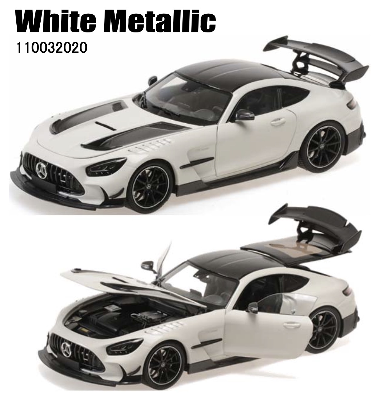 予約] ミニチャンプス 1/18 メルセデス-AMG GT ブラックシリーズ 2021
