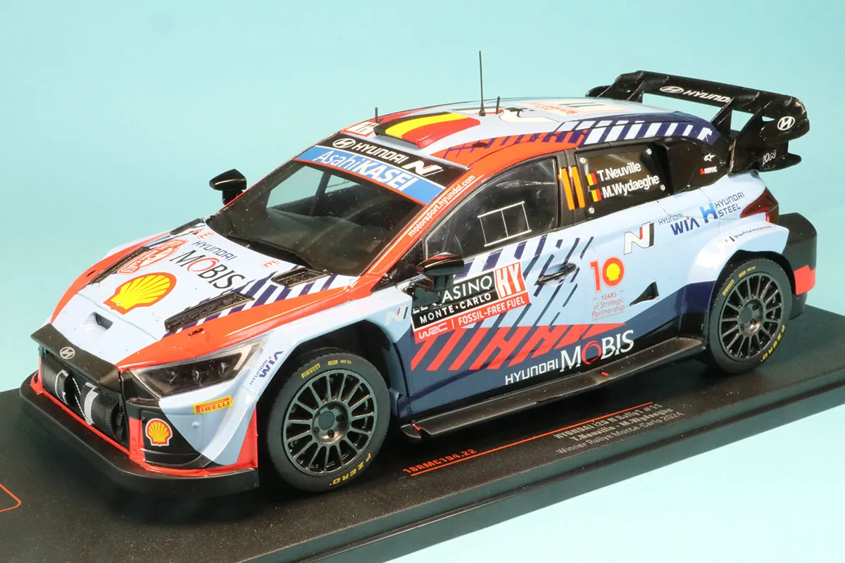 イクソ 1/18 ヒョンデ i20 N Rally1 2024 モンテカルロラリー ウィナー