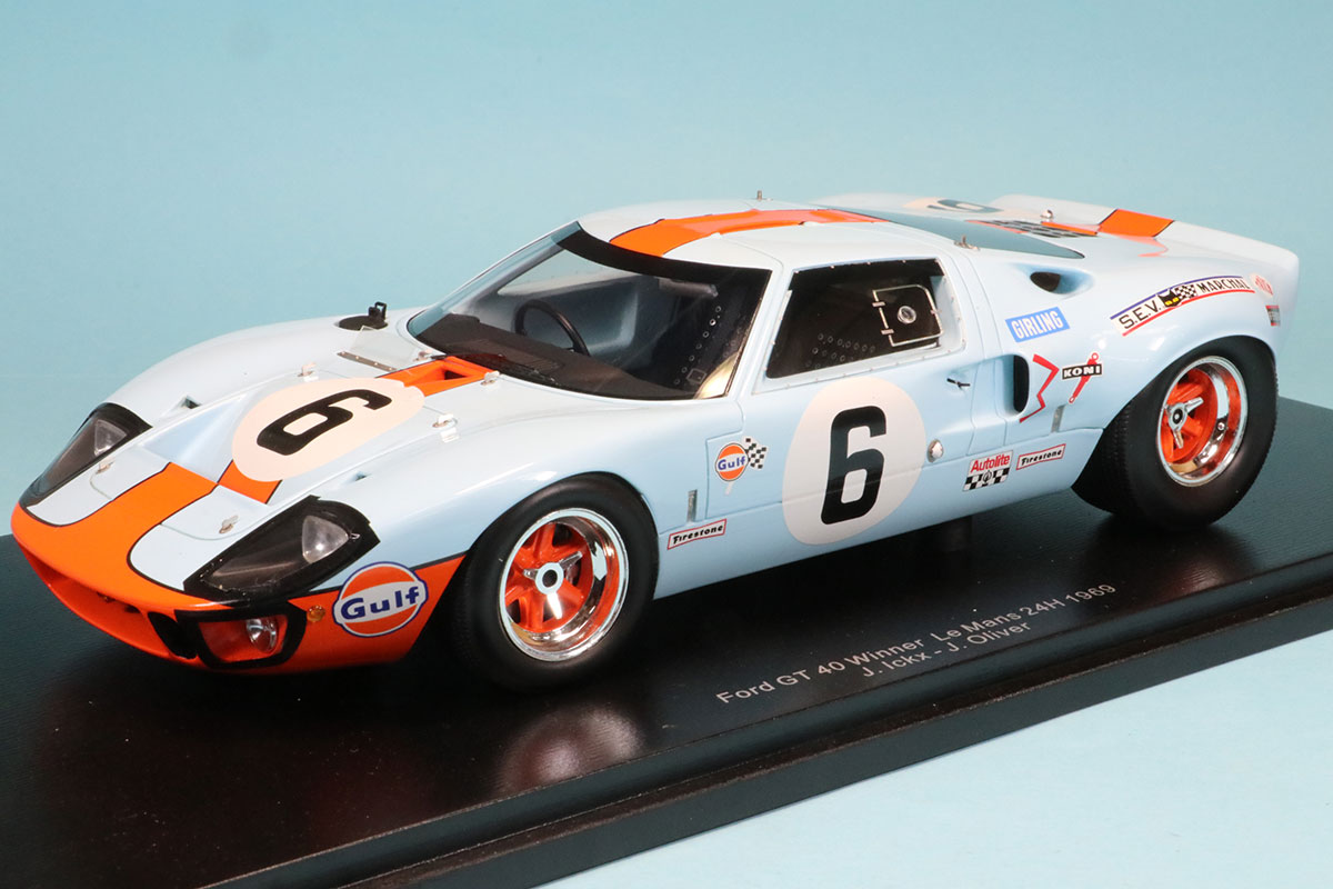 スパーク 1/18 フォード GT40 Mk.2 ルマン 1969 No.6 ウィナー 18LM69