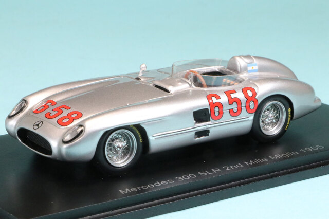 スパーク 1/43 メルセデスベンツ 300 SLR ミレミリア 1955 No.658