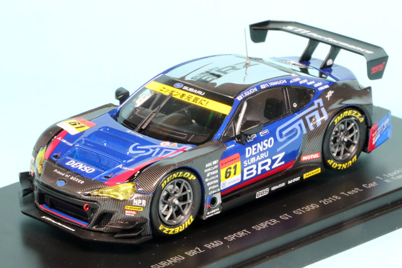 エブロ 1/43 スバル BRZ R&D スポーツ スーパーGT GT300 2018 テスト