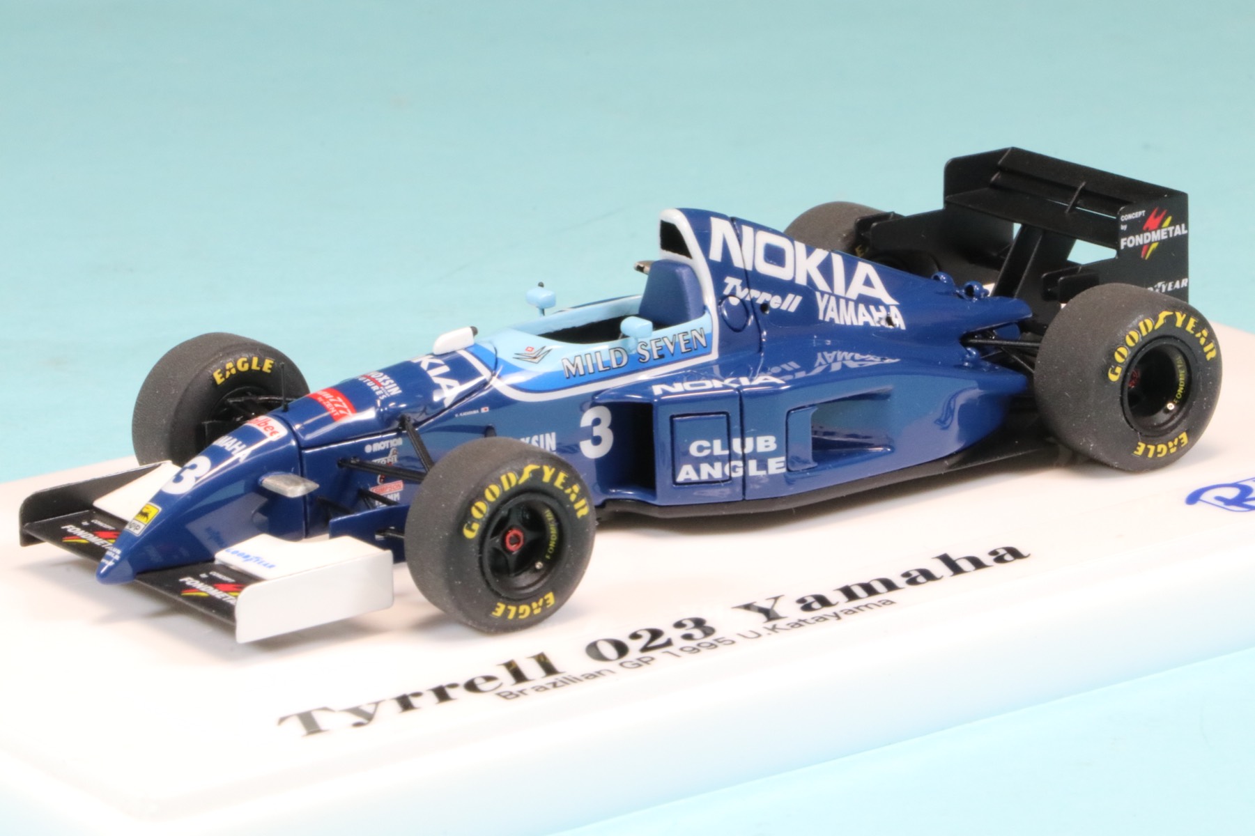 受注製作見本] ロムファクトリー 1/43 ティレル 023 ブラジルGP 1995